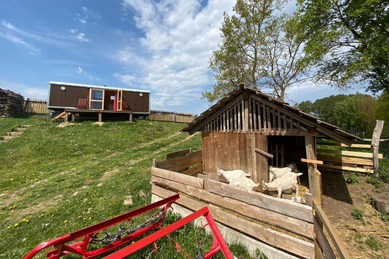 Maringotka Na Samote Na Kozi Farme Hotel Pobezovice Екстериор снимка